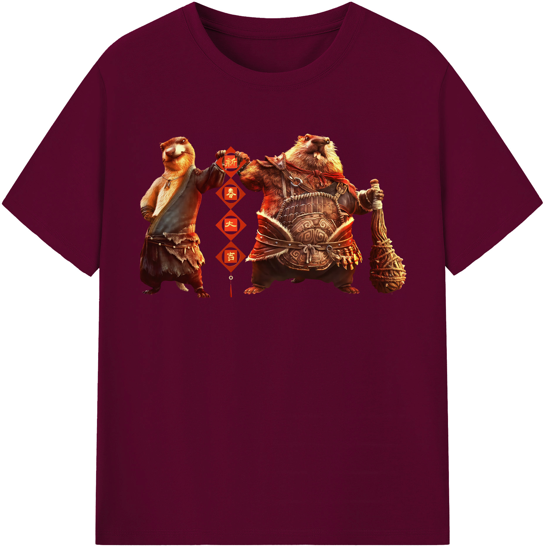 （画像用） Ne Zha 2 ナタ 魔童の大暴れ レディースカジュアルプリントTシャツ（綿100％）